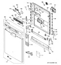 Diagram for 1 - Escutcheon & Door Assembly