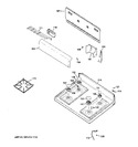 Diagram for 2 - Control Panel & Cooktop