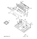 Diagram for 2 - Control Panel & Cooktop