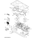 Diagram for 1 - Control Panel & Cooktop