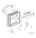 Diagram for 1 - Freezer Door