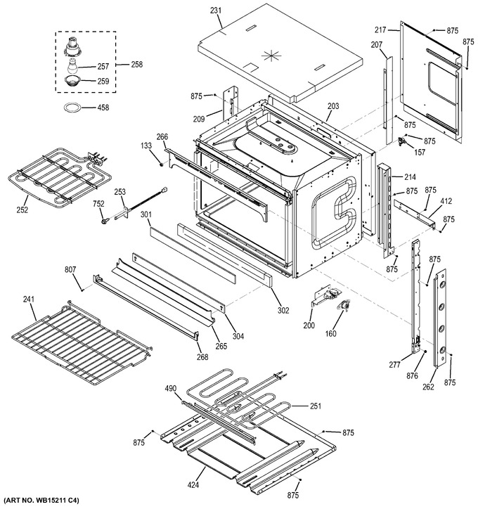 General Electric WB24T10118 SWITCH LIMIT BIMETAL | Coast Appliance Parts