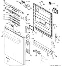 Diagram for 1 - Escutcheon & Door Assembly