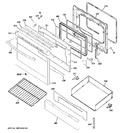 Diagram for 4 - Door & Drawer Parts