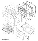 Diagram for 4 - Door & Drawer Parts