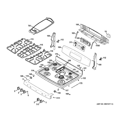 GE JGB850SEF1SS Parts List | Coast Appliance Parts