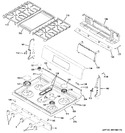 Diagram for 2 - Control Panel & Cooktop