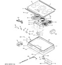 Diagram for 1 - Control Panel & Cooktop