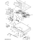 Diagram for 1 - Control Panel & Cooktop