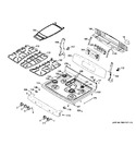 Diagram for 2 - Control Panel & Cooktop