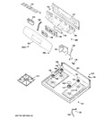 Diagram for 2 - Control Panel & Cooktop