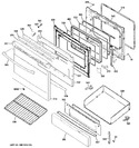 Diagram for 4 - Door & Drawer Parts