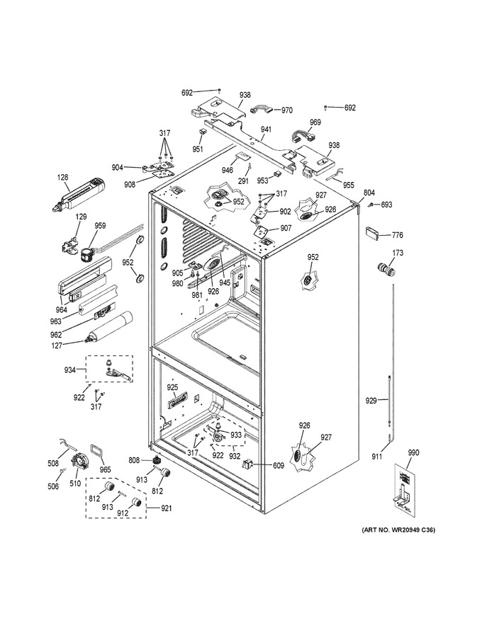 General Electric WR02X13718 | Coast Appliance Parts