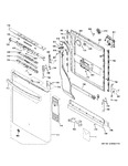 Diagram for 1 - Escutcheon & Door Assembly