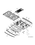 Diagram for 2 - Control Panel & Cooktop