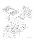 Diagram for 2 - Control Panel & Cooktop