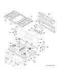 Diagram for 2 - Control Panel & Cooktop