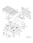 Diagram for 2 - Control Panel & Cooktop