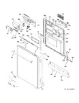 Diagram for 1 - Escutcheon & Door Assembly