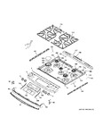 Diagram for 2 - Control Panel & Cooktop