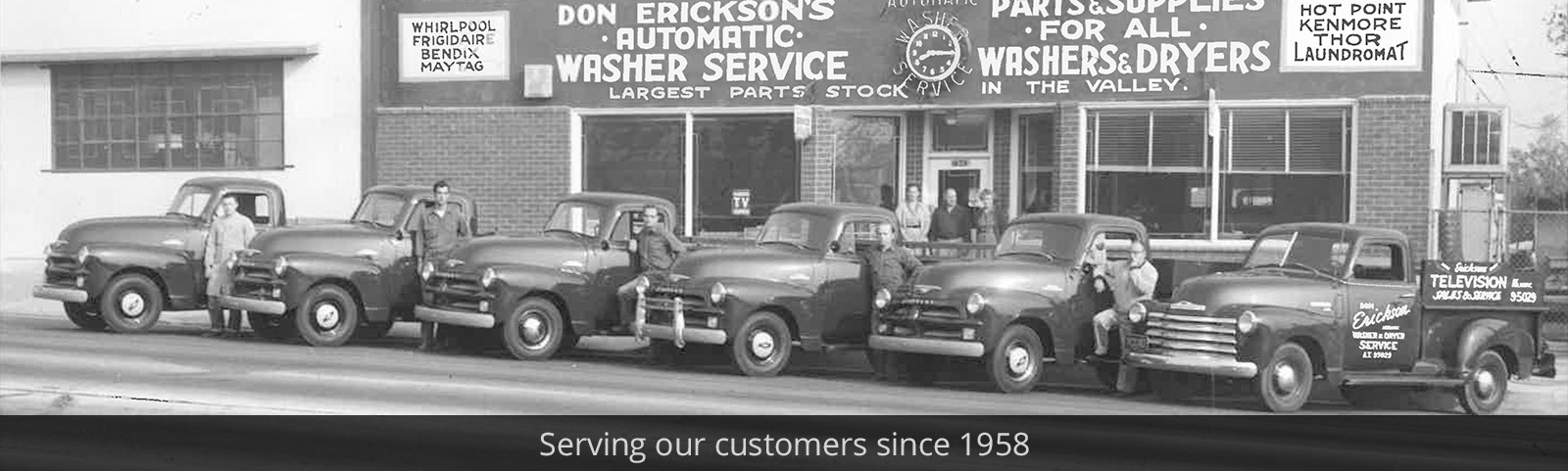 Serving our customers since 1958